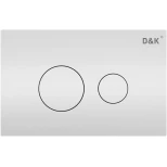 Изображение товара кнопка смыва d&k venice db1029016 для инсталляции, белый