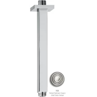 Кронштейн для верхнего душа Emmevi C00699NS 200 мм, потолочный, никель матовый