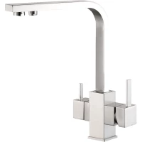 Смеситель для кухни Zorg SH 905 SATIN с подключением к фильтру, сатин