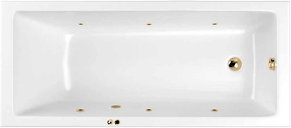 

Акриловая гидромассажная ванна 169,5x70 см Whitecross Wave Slim 0111.170070.100.SOFT.GL
