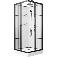 Душевая кабина 90x90x225 см Niagara ST90/15QR/KL/BKT прозрачное