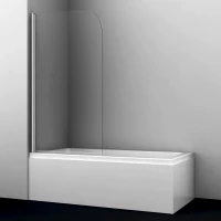 Шторка для ванны 80 см WasserKRAFT Leine 35P01-80 прозрачное