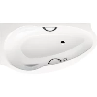 Ванна стальная Kaldewei Studio Star 827-1 222330003001 170x90 см R, угловая, с отверстиями под ручки, антискользящим и водоотталкивающим покрытием, альпийский белый