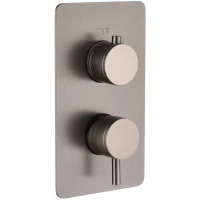 Смеситель для ванны Boheme Cell 135-2-GM встраиваемый, графит матовый