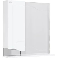 Зеркальный шкаф 72,5x73 см белый глянец L Onika Веронэлла 207521