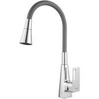 Смеситель для кухни Raffine F313-9 с гибким изливом, хром