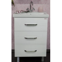 Тумба белый глянец 56,2 см Sanflor Анкона C0000002004