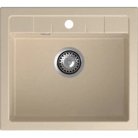 Кухонная мойка GranFest Quadro 561 56x50 см, кашемир