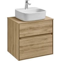 Тумба с раковиной дуб эльвезия 60 см Акватон Либерти 1A2794K4LYC70