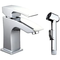 Смеситель для раковины Gappo G1207 с гигиеническим душем, хром