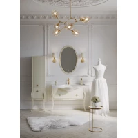 Комплект мебели слоновая кость 114,1 см Clarberg Borgia BOR0111BG + Brw.11.04.D + BOR0210BG