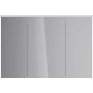 Изображение товара зеркальный шкаф 120x80 см белый глянец lemark zenon lm120zs-z