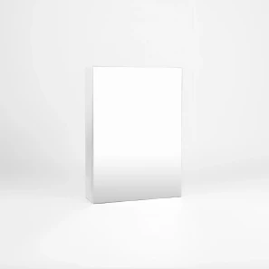 Изображение товара зеркальный шкаф 50x70 см белый l/r viant куба vkub50-zsh