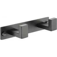 Планка с крючками Grocenberg AC0012BG для ванны, графит