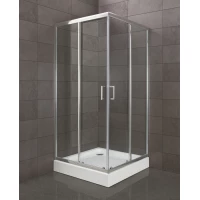 Душевой уголок 80x80 см BelBagno Uno UNO-195-A-2-80-C-Cr прозрачное