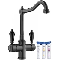 Смеситель для кухни с фильтром Omoikiri Tottori-DB-BL глубокий черный 4994079 + H851P00