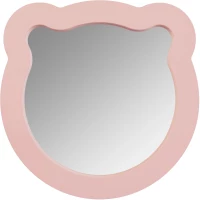 Зеркало Акватон Каспер Мишка 1A283502CR1E0 50x50 см, детское, розовый матовый