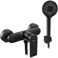 Смеситель для душа Rea Verso REA-B7900 с душевым гарнитуром, черный матовый