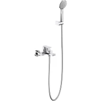 Смеситель для ванны Aquatek Лира AQ1449CR с душевым гарнитуром, хром