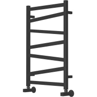 Полотенцесушитель водяной Point Феникс П7 PN15158B 800x530, черный матовый