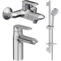 Комплект смесителей Jacob Delafon Kumin E99460-CP + E99447-CP + E99898RU-CP