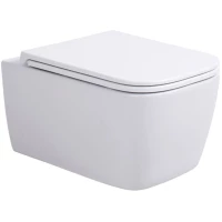 Унитаз подвесной Avimano Vision 1000040 безободковый, с сиденьем микролифт, белый глянец