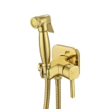 Изображение товара гигиенический душ lemark solo lm7165g со смесителем, золотой