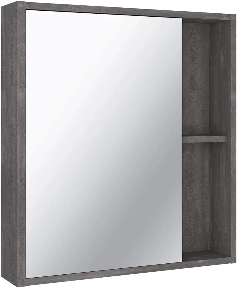 Зеркальный шкаф 60x65 см железный камень L/R Runo Эко 00-00001325 сурик железный стс 3 кг