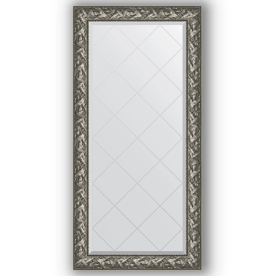 Зеркало 79x161 см византия серебро Evoform Exclusive-G BY 4286 зеркало 59x79 см византия серебро evoform exclusive by 3390