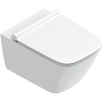 Унитаз подвесной Catalano Green 0411550001 безободковый, торнадо, белый глянец