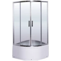 Душевой уголок с поддоном Esbano ESR-8020 ESUGR8020 90x90 см, профиль хром, стекло матовое