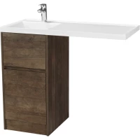 Тумба с раковиной дуб кантри 105 см Акватон Лондри 1A267001LHDY0 + 1A274901LHDY0 + 1A72833KLH01L2833KLH01L