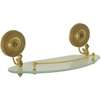 Полка стеклянная Migliore Monte Carlo 31590 40 см, бронза