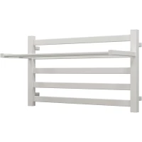 Полотенцесушитель электрический Grota Comfort 4650186715913 375x630, ТЭН левый/правый, белый матовый