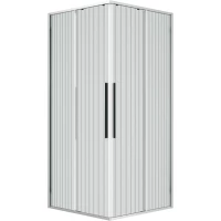 Душевой уголок Niagara NG-4622-34 80x80 см, профиль хром, стекло рифленое