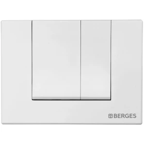 Изображение товара инсталляция для унитаза berges novum s1 040241 с кнопкой смыва, белый глянец