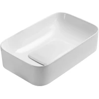 Раковина-чаша WeltWasser Elbach 78575-50 GL-WT 10000008697 50,5x38 см, накладная, белый