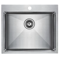 Кухонная мойка Paulmark Isar нержавеющая сталь PM805951-BS