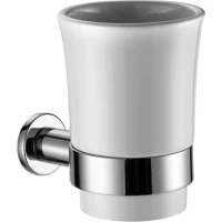 Стакан для зубных щеток Azario Forny AZ-88306 настенный, хром 