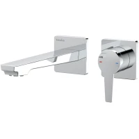 Смеситель для раковины Teska Liva E5406 встраиваемый, без донного клапана, хром