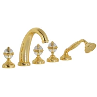 Смеситель на борт ванны Migliore Cristalia Swarovski 27182