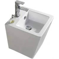 Раковина CeramaLux 500V 36,5x40 см, подвесная, белый