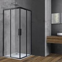 Душевой уголок 90x90 см Vincea Soft VSS-3SO900CLB прозрачное