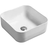 Раковина-чаша CeramaLux CeramaLux D1303 39x39 см, накладная, белый