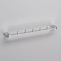 Планка с крючками Schein Allom 221*5В для ванны, хром
