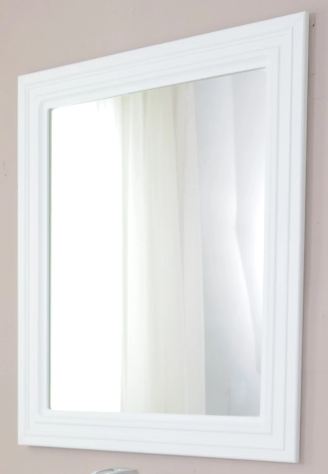 Зеркало 78x90 см белый матовый Atoll Валери