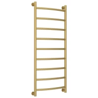 Полотенцесушитель водяной 1200x500 золотой матовый Сунержа Галант+ 032-0200-1250