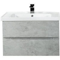 Тумба под раковину Art&Max Techno AM-Techno-900-2C-SO-LS935 87 см, подвесная, бетон