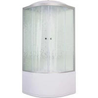 Душевая кабина 90x90x215 см Deto L990GM+EL интимато