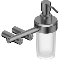 Дозатор для жидкого мыла Abber Osten 316 AA1859BGG настенный, оружейная сталь матовый
